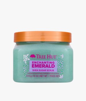 enchanting emerald shea sugar scrub
