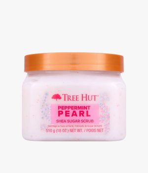 peppermint pearl shea sugar scrub