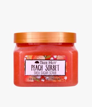 peach sorbet shea sugar scrub