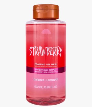 strawberry foaming gel wash